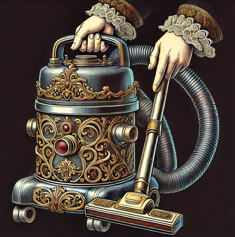 What would a Victorian-era vacuum cleaner look like